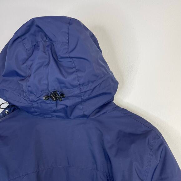 LL Bean Winter Warmer Plush Lined Hooded Winter Snow Jacket Coat Navy Womens M - Picture 14 of 17